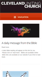 Mobile Screenshot of clevelandunitingchurch.com